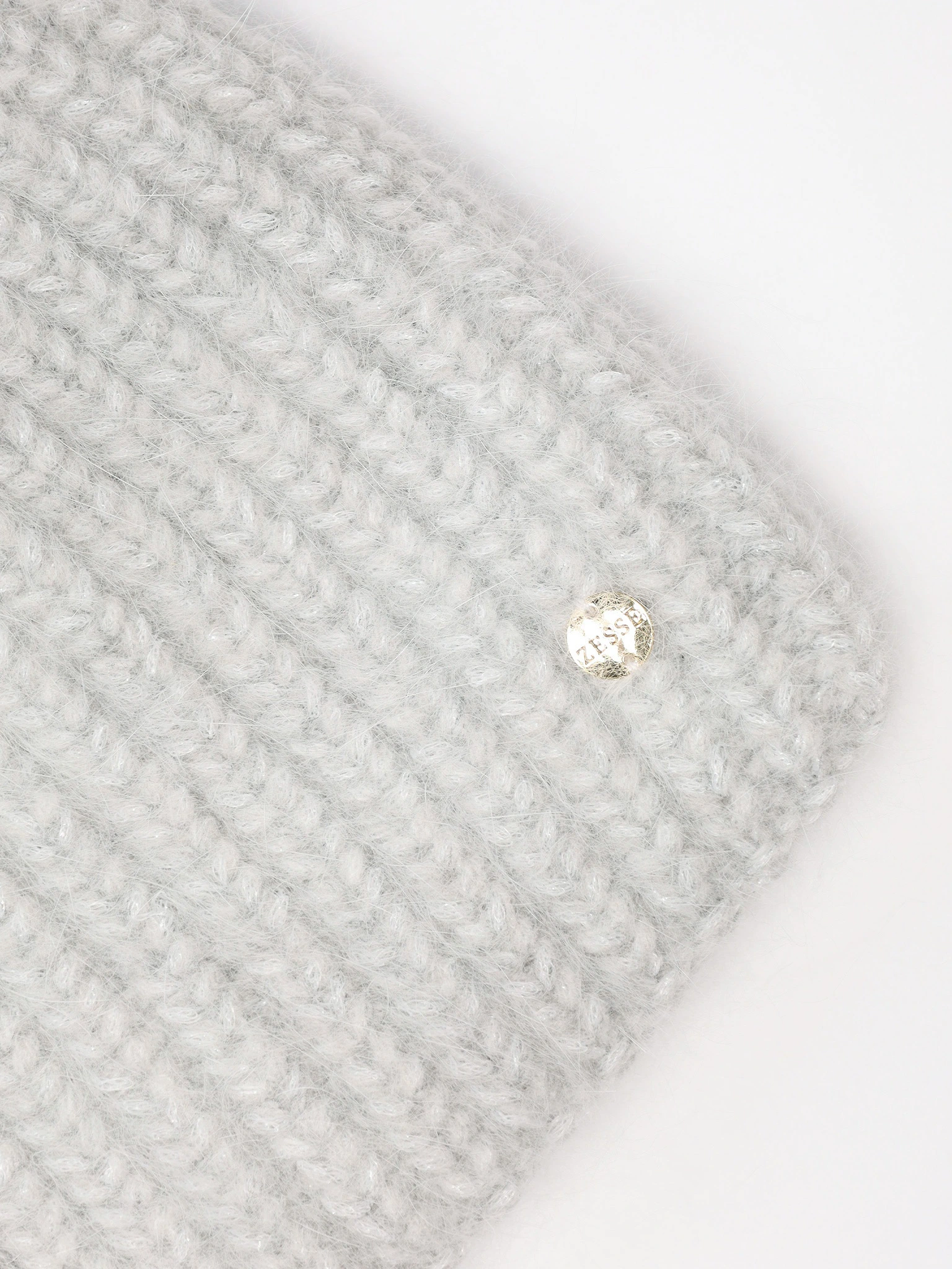 Шапка-бини с люрексом из смесовой шерсти альпаки в ассортименте